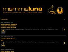Tablet Screenshot of mammaluna.com